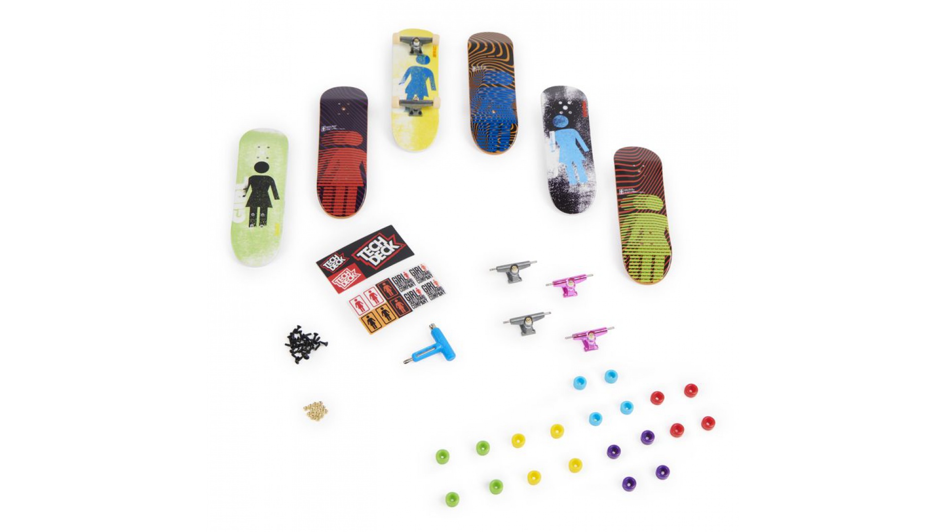 Tech Deck skateshop 6ks s príslušenstvom Girl