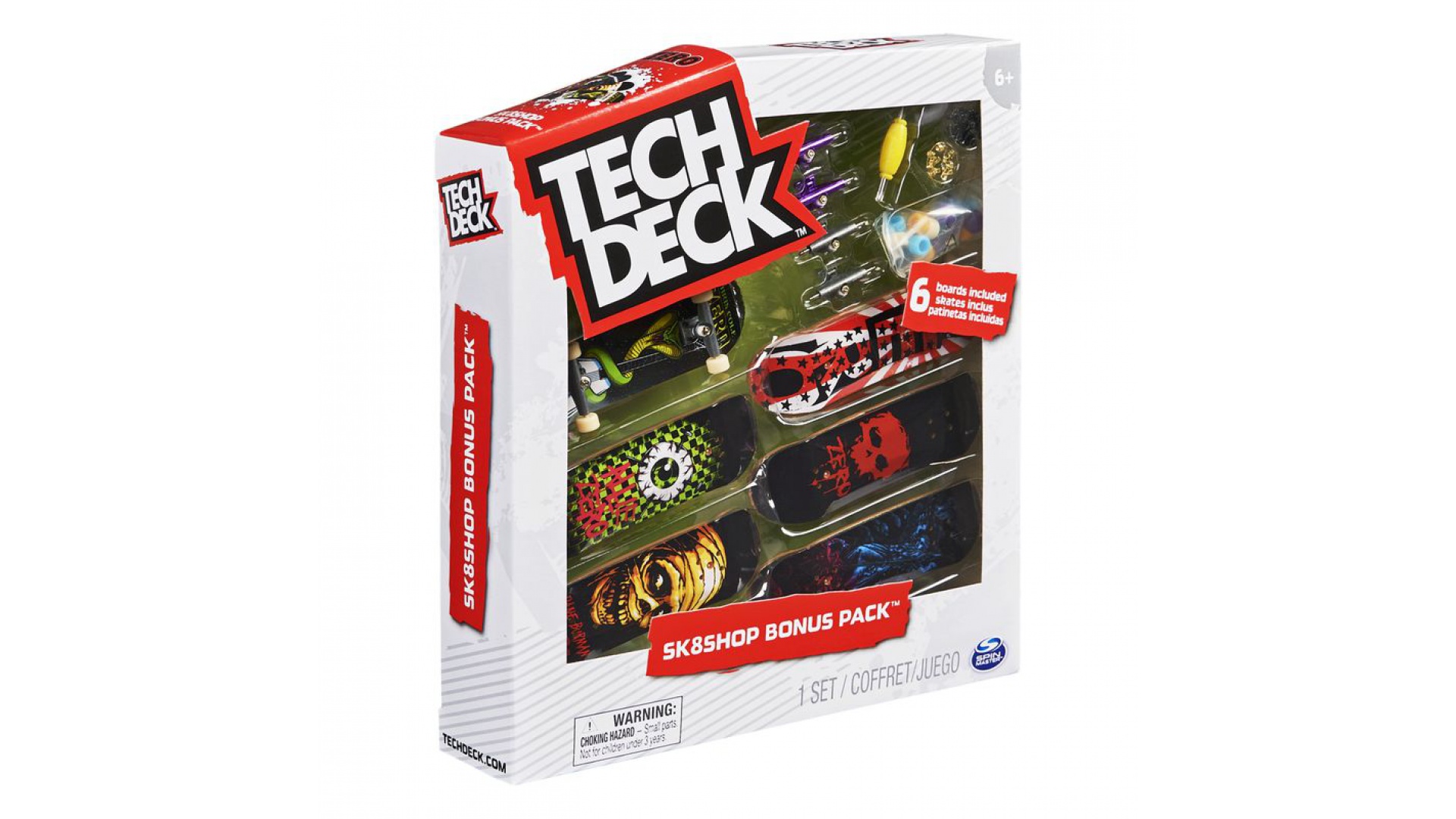 Tech Deck skateshop 6ks s príslušenstvom Zero Zero