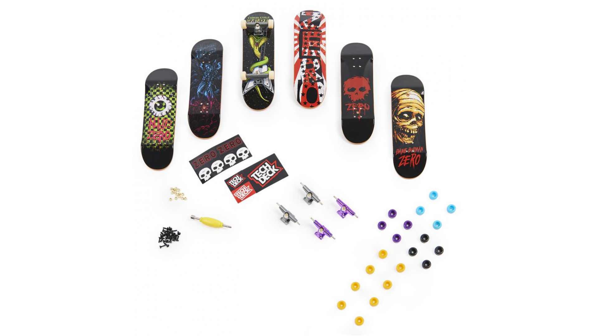Tech Deck skateshop 6ks s príslušenstvom Zero Zero