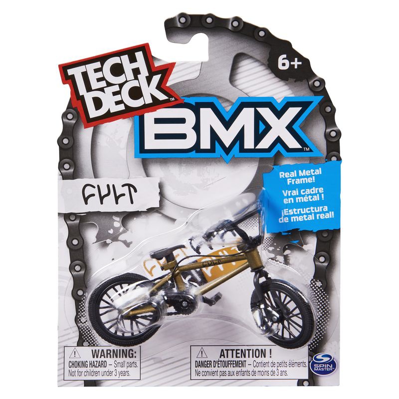 Tech Deck BMX sběratelské kolo Cult zlatá