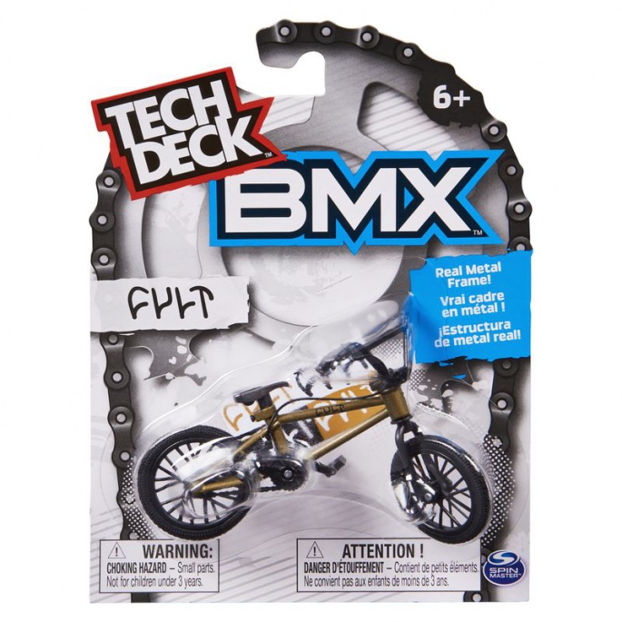 Tech Deck BMX sběratelské kolo Cult zlatá