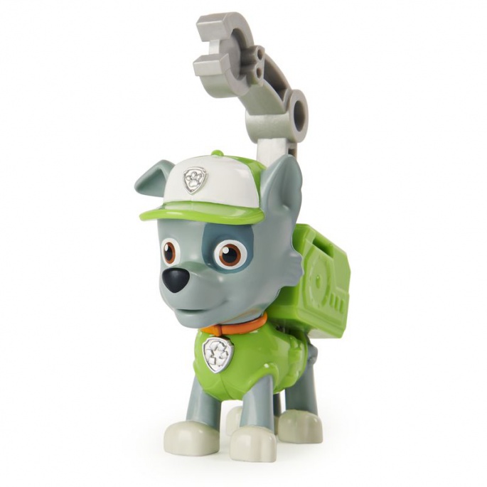 Paw Patrol φιγούρα με ενεργό σακίδιο Ρόκι