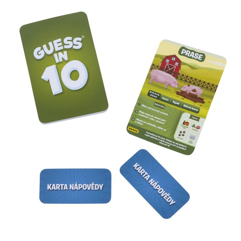 Spin Master Games Uhádni na 10 - Zvířata - česká verze