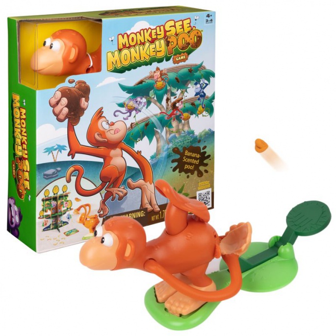 Spin Master Games hra zručnosti Monkey See Monkey Poo