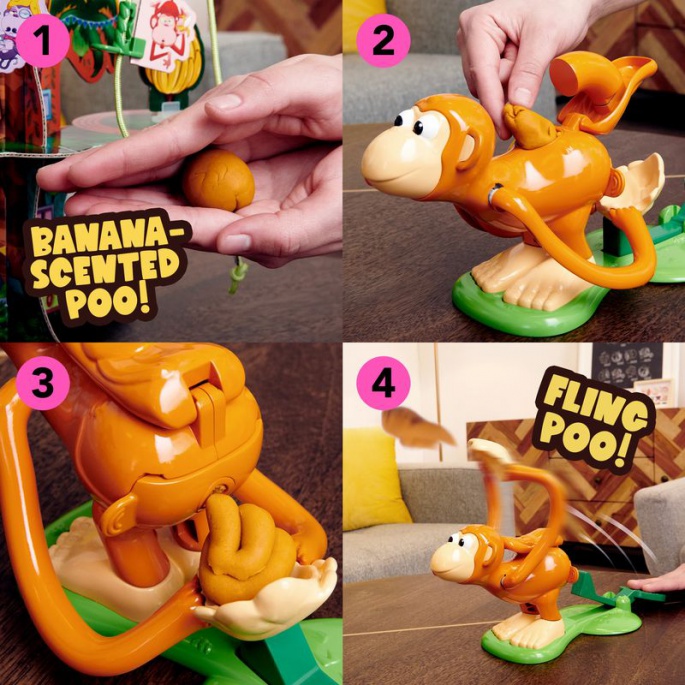Spin Master Games hra zručnosti Monkey See Monkey Poo