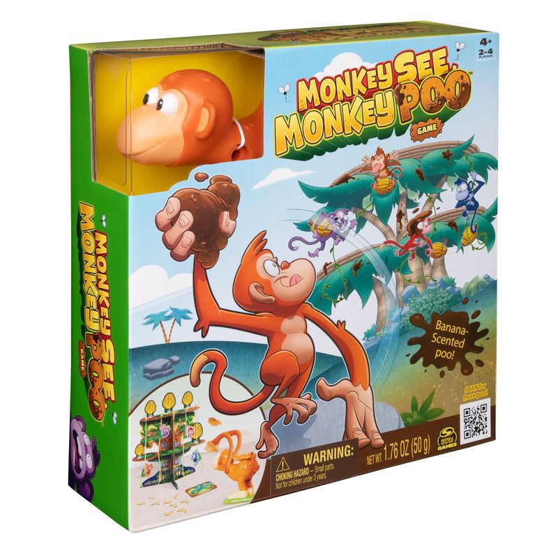 Spin Master Games hra zručnosti Monkey See Monkey Poo