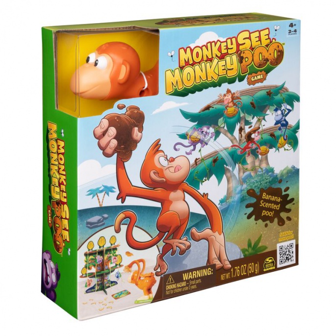 Spin Master Games hra zručnosti Monkey See Monkey Poo
