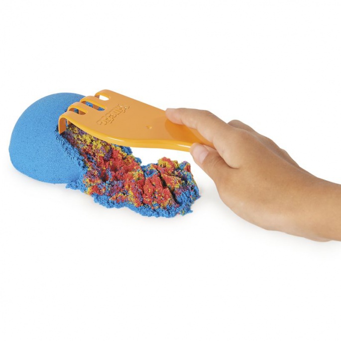Akce 1+1 Kinetic Sand kreativní dílna + Kinetic Sand kelímky modrého tekutého písku navíc