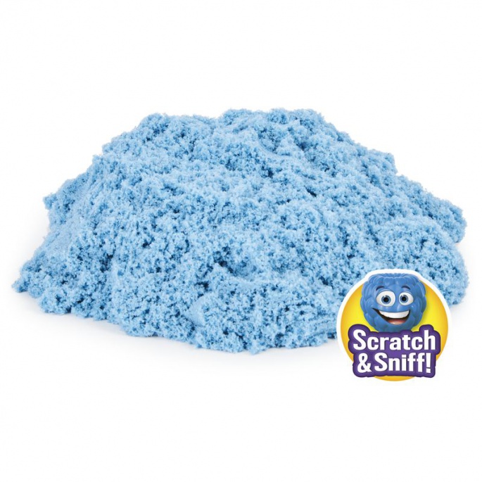 Akce 1+1 Kinetic Sand voňavý písek ostružina s malinou + Kinetic Sand kelímky písku navíc