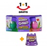 Akce 1+1 Kinetic Sand trojbalení vajíček + Kinetic Sand kelímky tekutého písku navíc