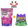 Akce 1+1 Kinetic Sand voňavý tekutý písek meloun + Kinetic Sand kelímky písku navíc