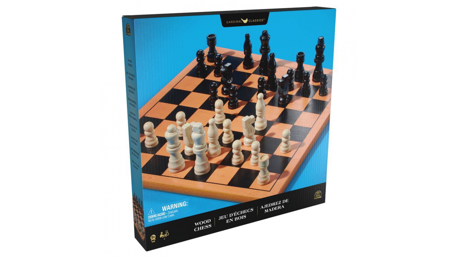 Spin Master Games klasické dřevěné šachy