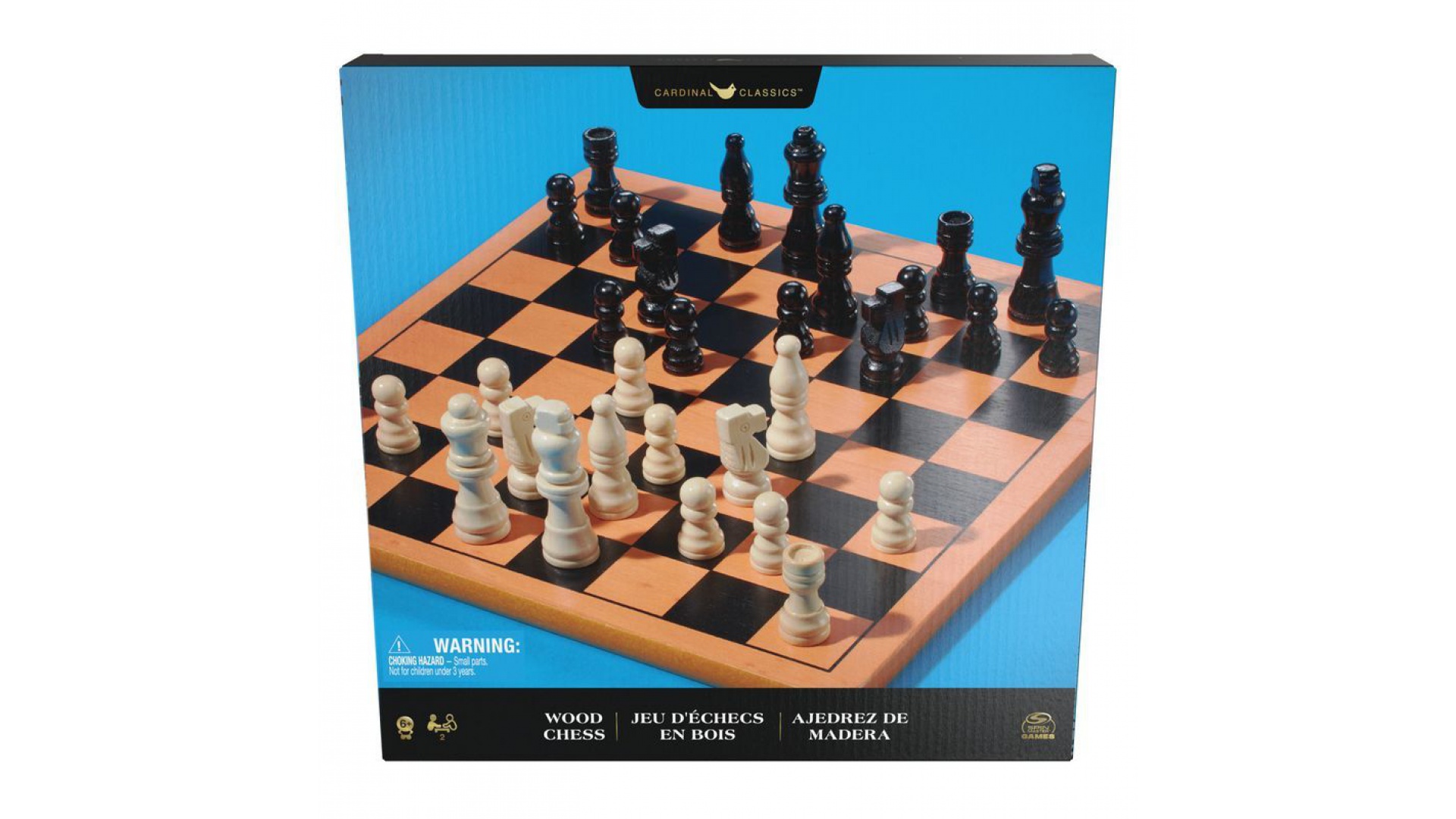 Spin Master Games Klasický drevený šach