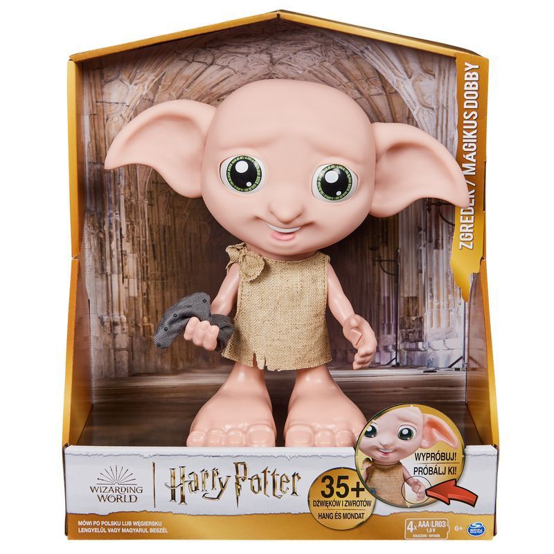 Harry Potter Magic Talking Dobby - wersja polska i węgierska