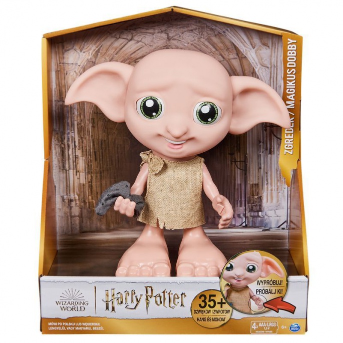 Harry Potter Magic Talking Dobby - wersja polska i węgierska