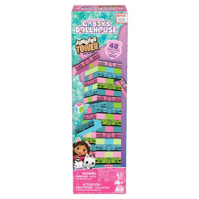 Spin Master Games Gábinins magiska hus spel Vacklande torn