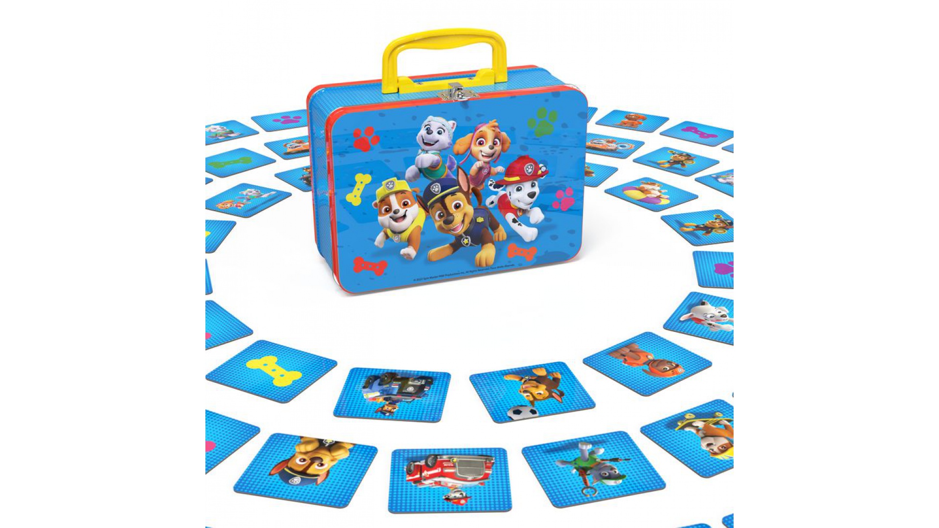 Spin Master Games Tlapková patrola pexeso v plechovém kufříku