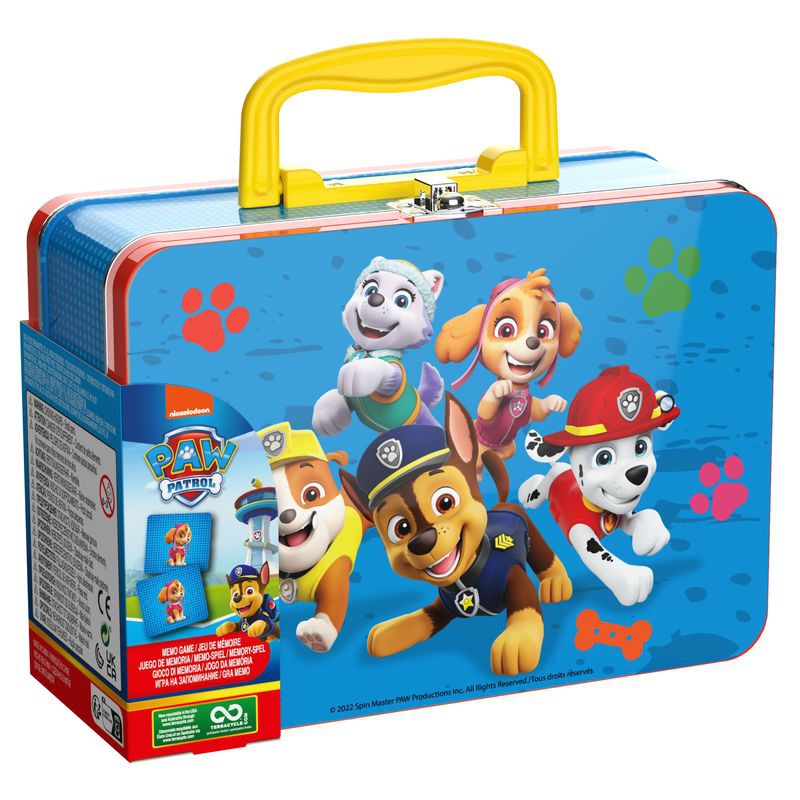 Spin Master Games Paw Patrol memo i metallplåt väska