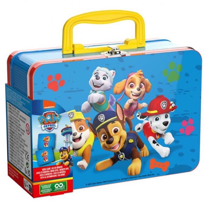 Spin Master Games Paw Patrol memo i metallplåt väska