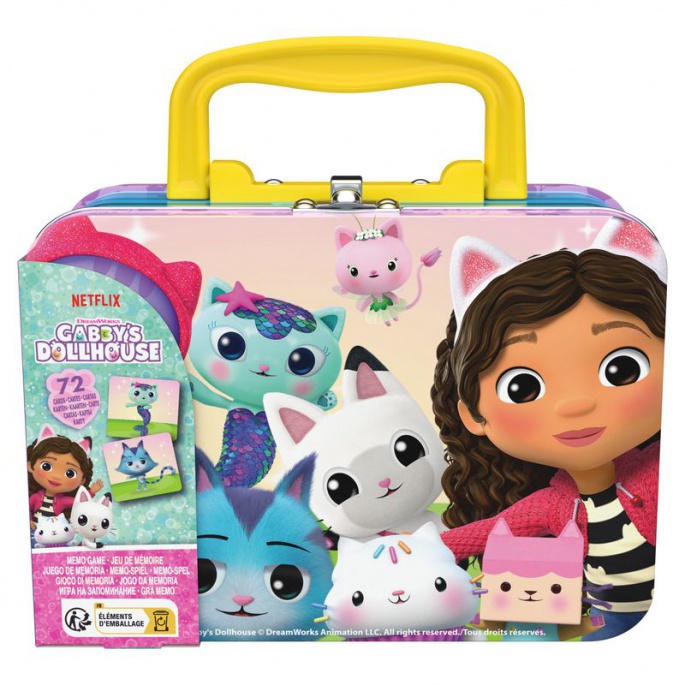 Spin Master Games Gabbys dockskåp memory i metallask