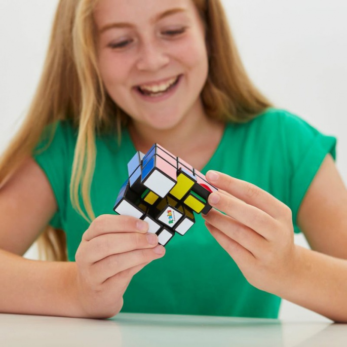 Rubiks kub färgade block pussel
