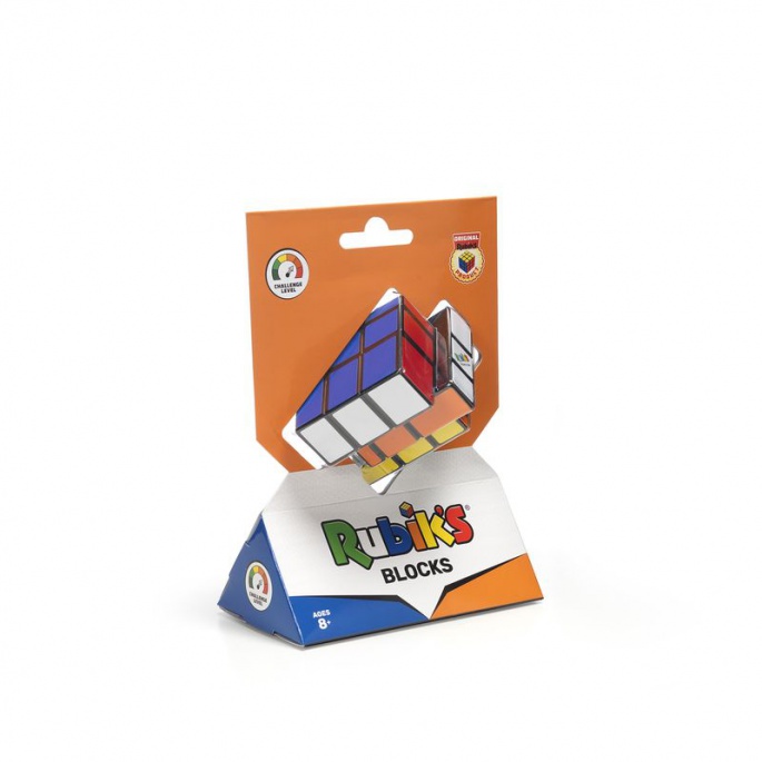 Rubiks kub färgade block pussel