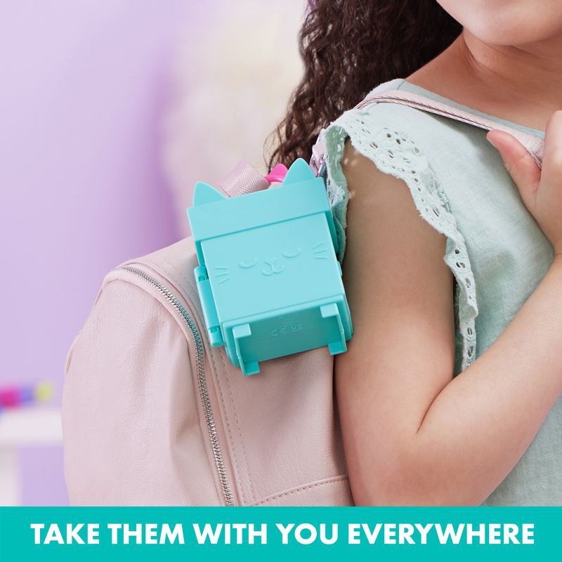 Gábinas magiska dockhus vändbar nyckelring set Cakey