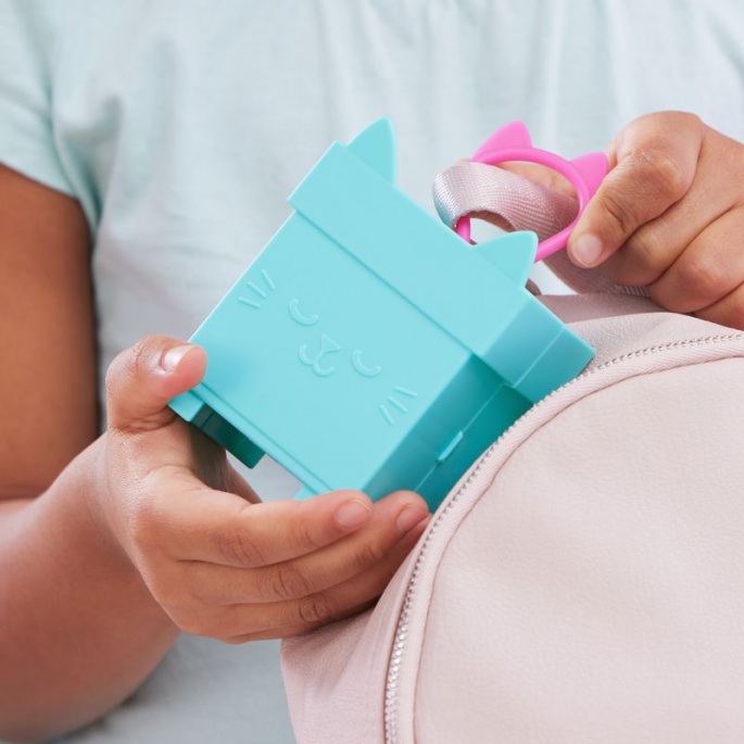 Gábinas magiska dockhus vändbar nyckelring set Cakey