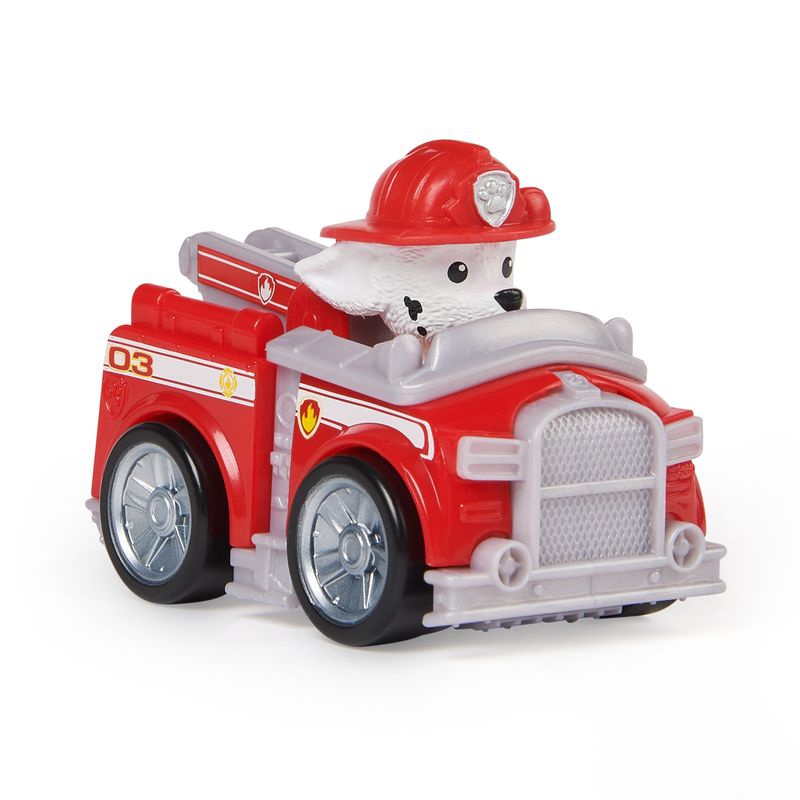 Paw Patrol mini bil med figur Marshall