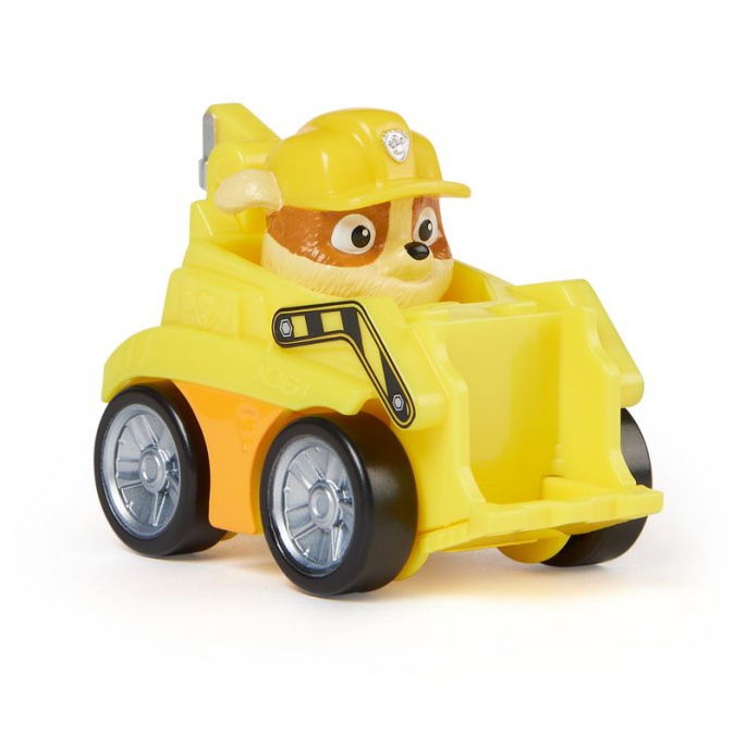 Tačke na patrulji mini avto z figurico Rubble