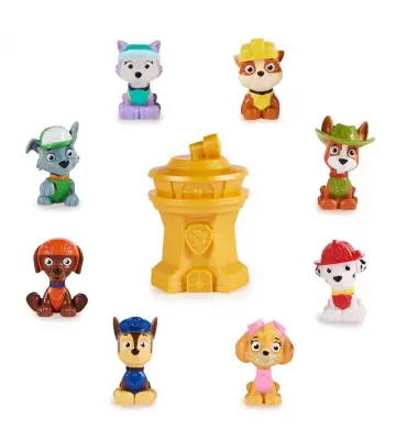 Collezione di piccole figurine per compleanno Paw Patrol