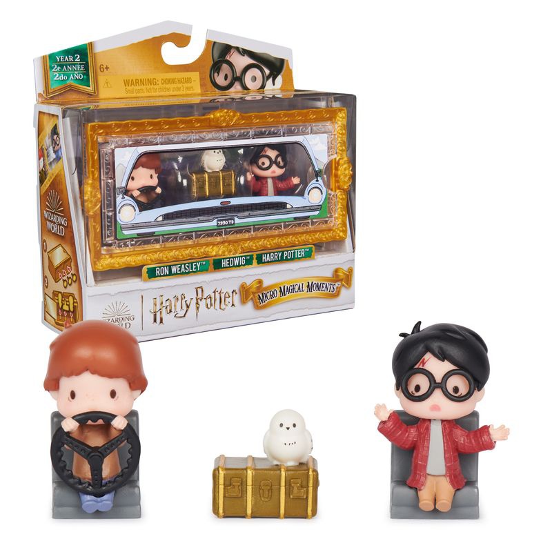 Harry Potter dubbelset mini figurer Harry och Ron med tillbehör