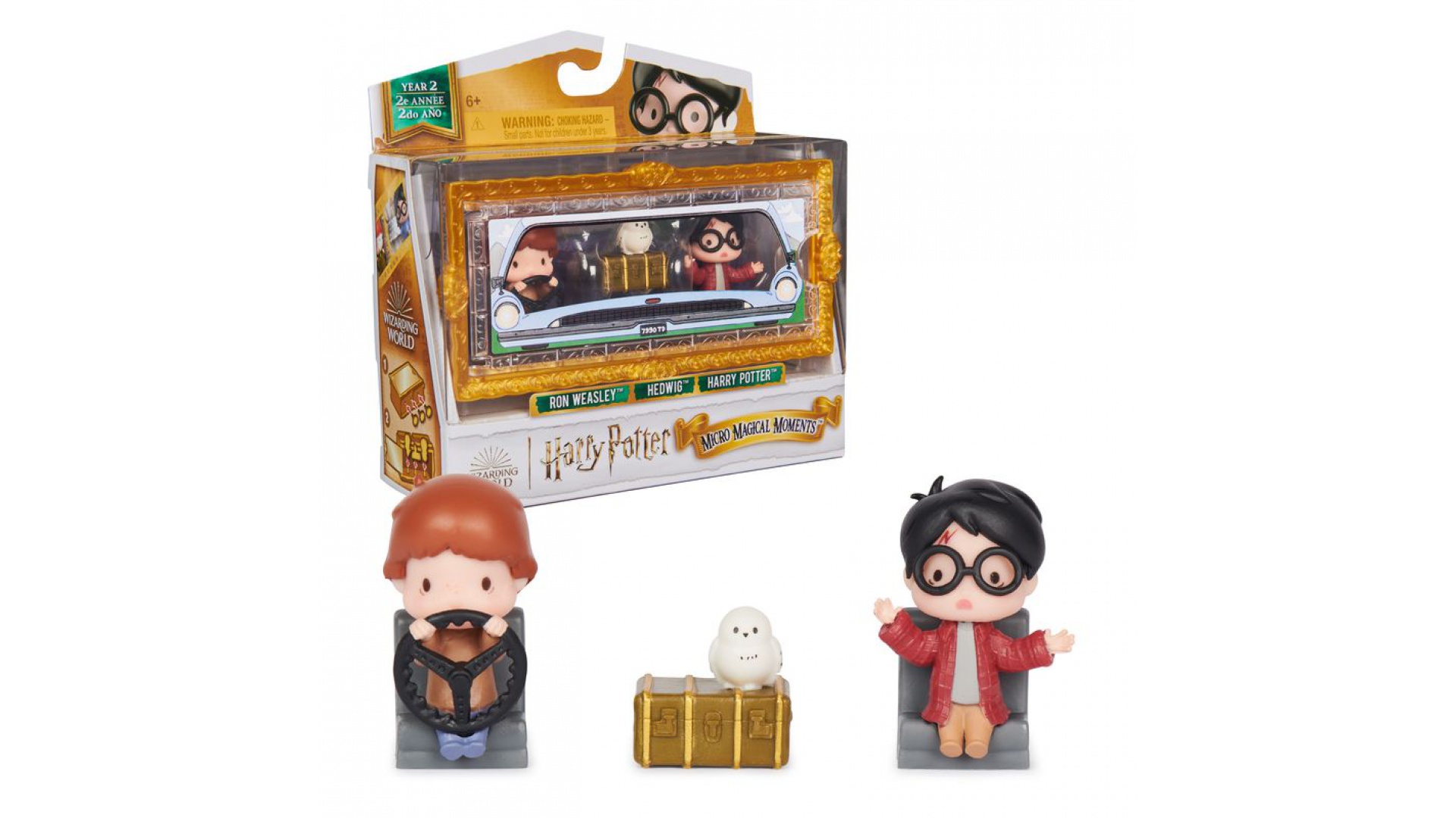 Levně Harry Potter dvojbalení mini figurek Harry a Ron s doplňky