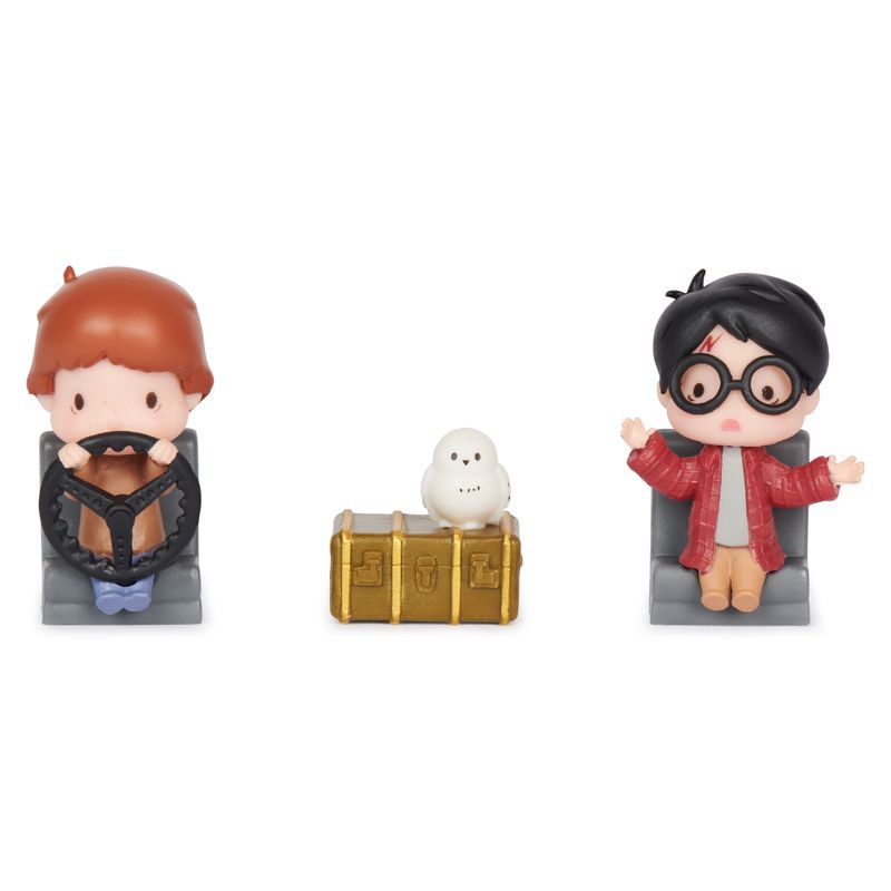Harry Potter dubbelset mini figurer Harry och Ron med tillbehör