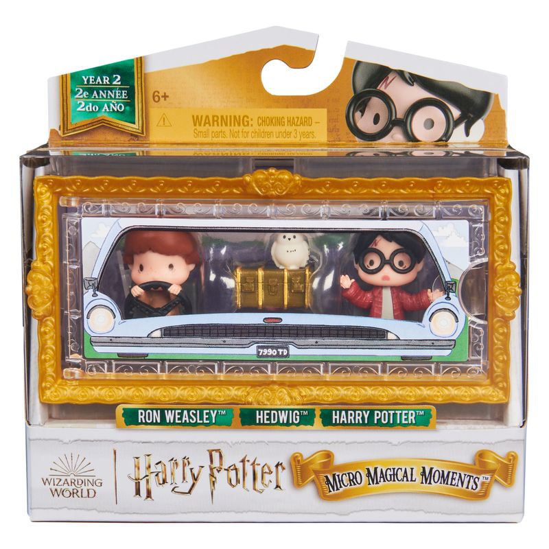 Harry Potter dubbelset mini figurer Harry och Ron med tillbehör