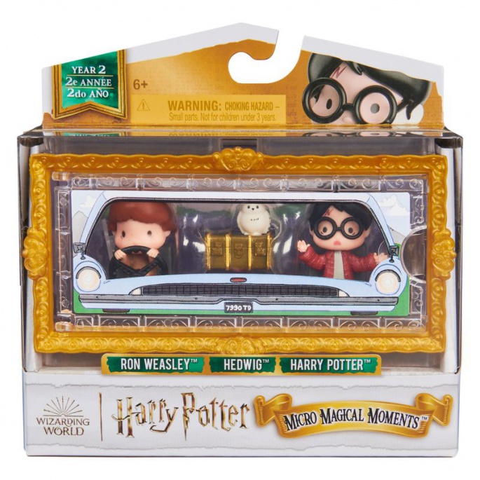 Harry Potter dubbelset mini figurer Harry och Ron med tillbehör