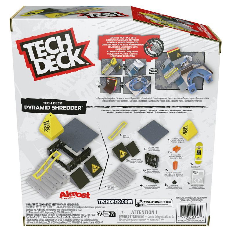 Tech Deck Xconnect skatepark Mafia Pyramid Shredder Almost