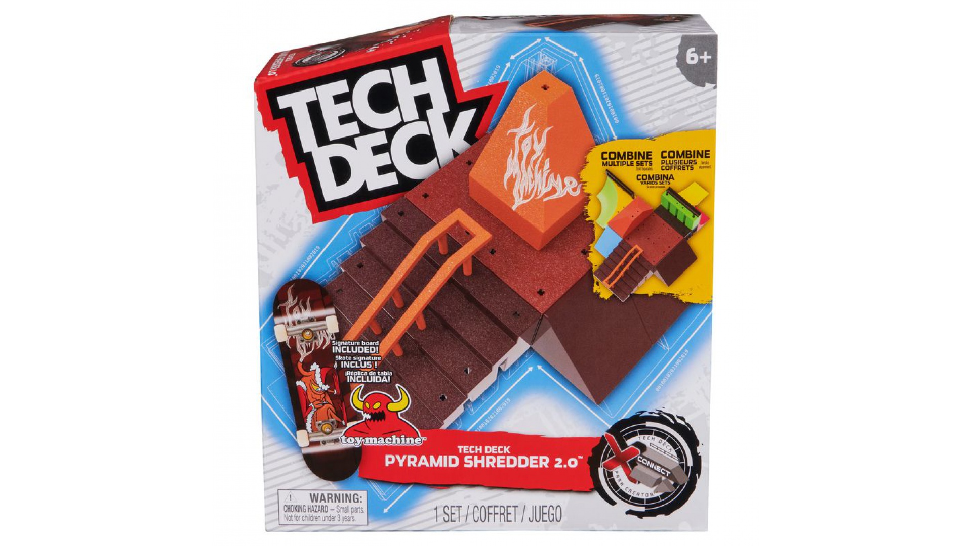 Tech Deck Xconnect skatepark Mafia Pyramid Shredder Toy Machine