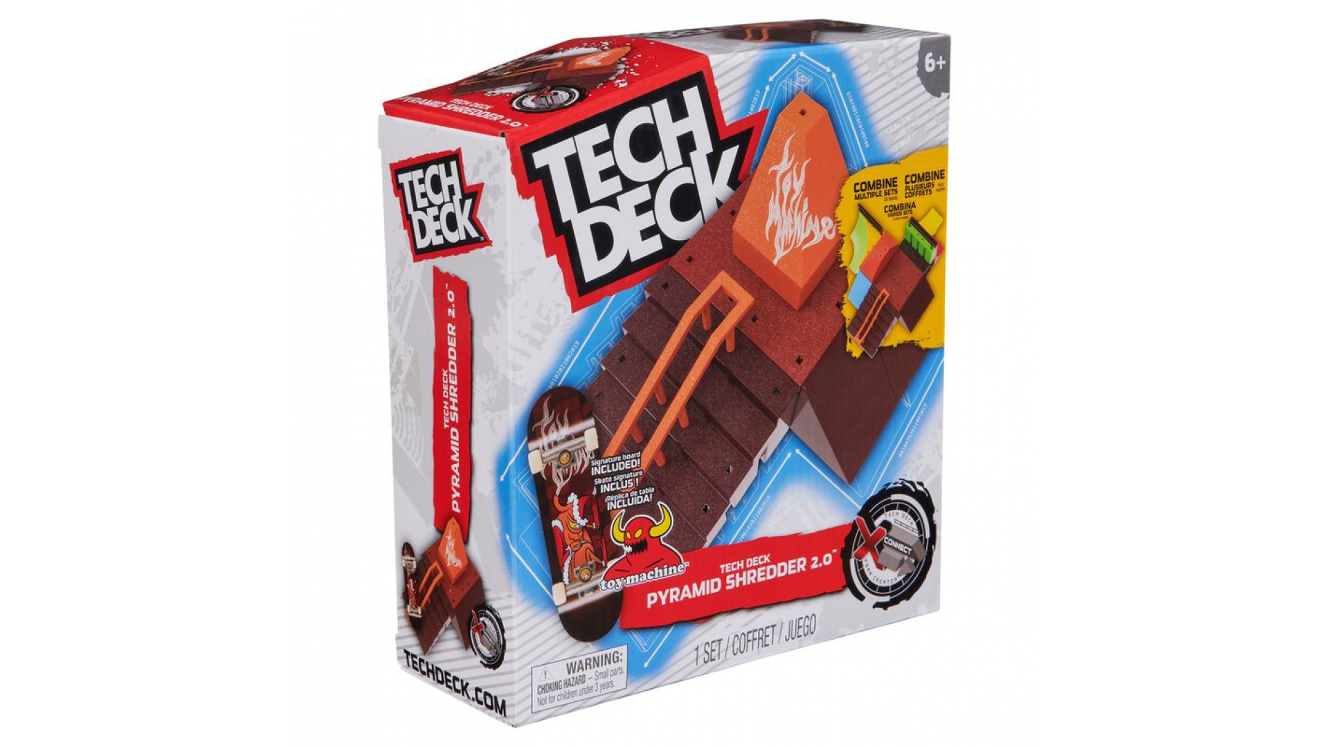 Tech Deck Xconnect Skatepark Mafia Pyramid Shredder Toy Machine