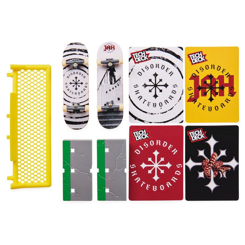 Tech Deck fingerboard dvojbalení s překážkou Disorder