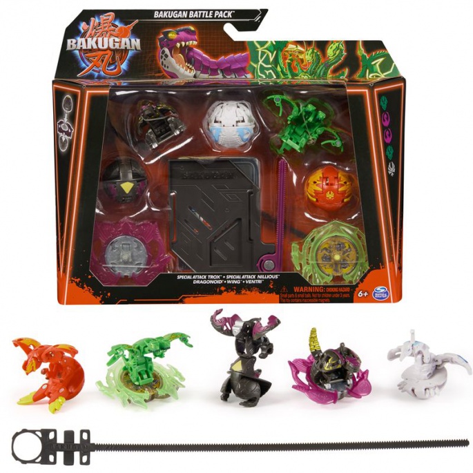 Bakugan 5 balení speciální útok Trox S6