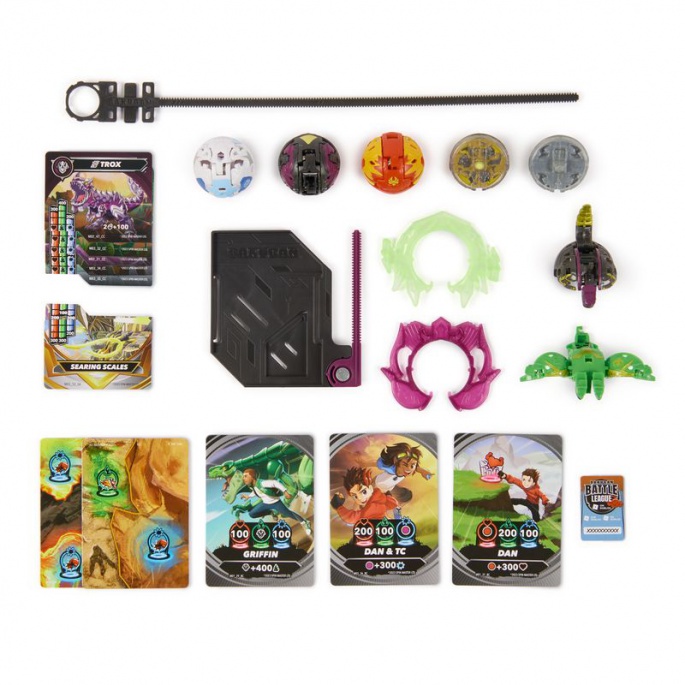Bakugan 5 balení speciální útok Trox S6
