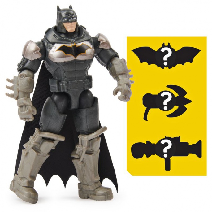 Batman černá obrněná figurka s doplňky 10 cm