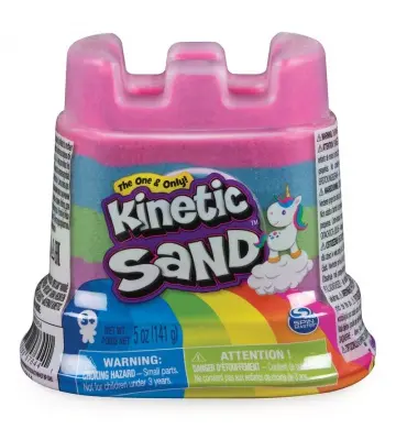 Kinetic Sand rainbow cups of sand