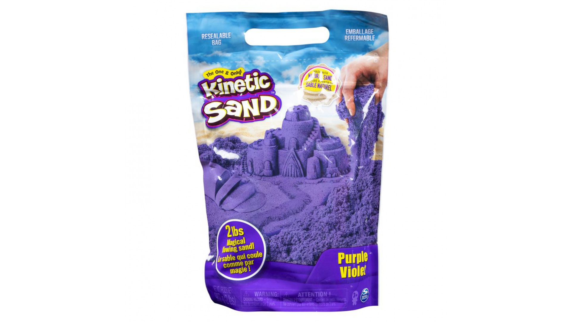 Levně Kinetic Sand balení fialového písku 0,9 kg