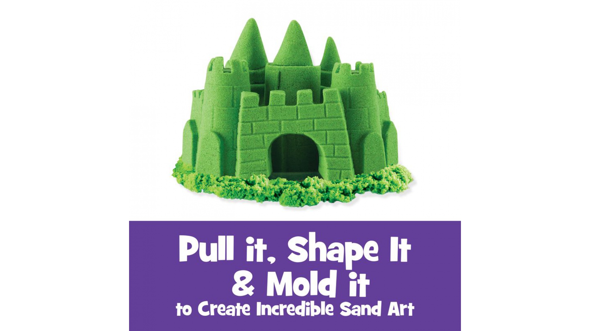 Kinetic Sand balenie zeleného piesku 0,9 kg