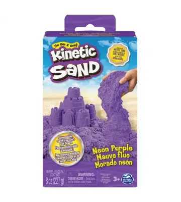 Kinetic Sand purple liquid sand in a box