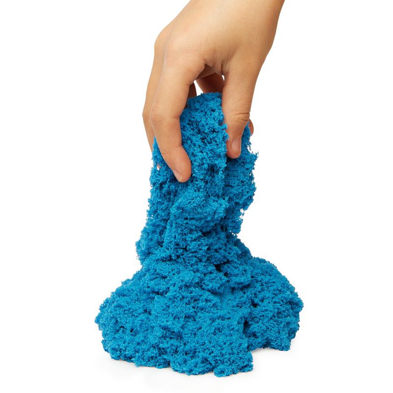 Kinetic Sand blauer flüssiger Sand in der Schachtel