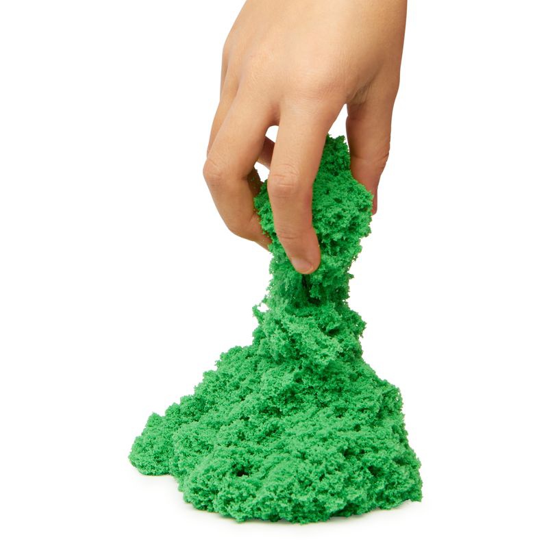 Kinetic Sand zelený tekutý písek v krabici