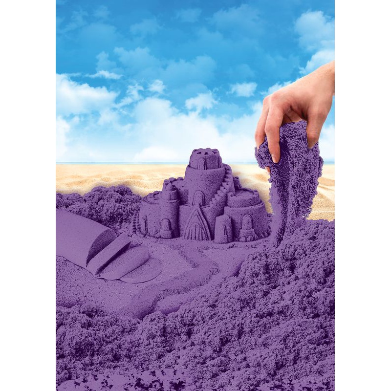 Kinetic Sand förpackning lila flytande sand 0,9 kg